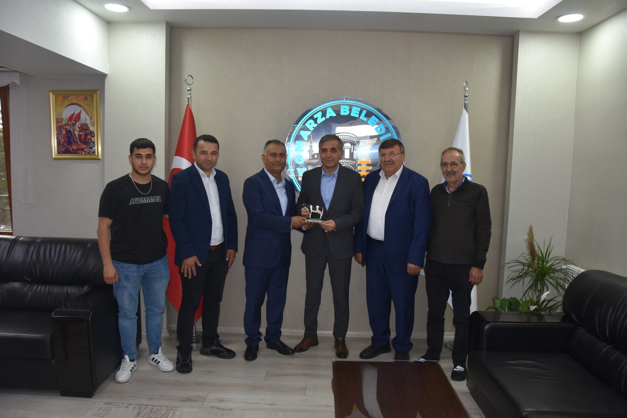 Kdsyb yönetim kurulu başkani günay çaki, başkan yard. talip akçakaya belediye başkanimiz sn. osman koçu
