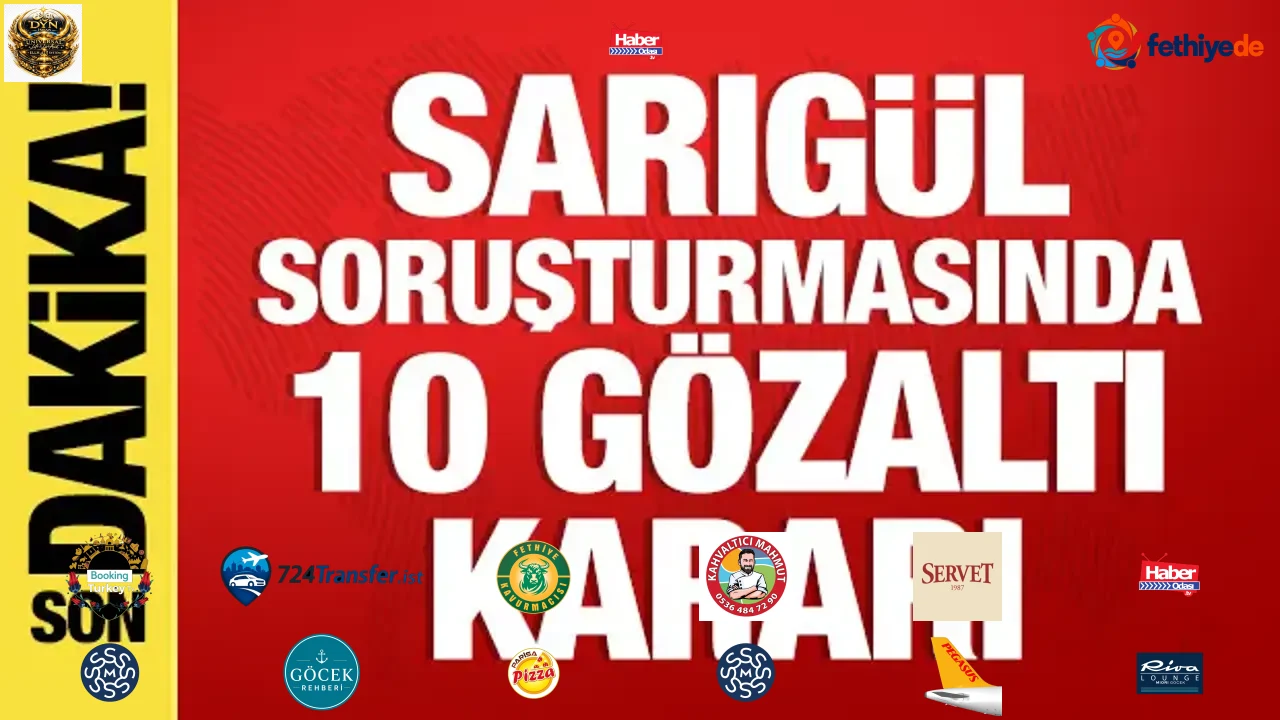 Sarıgül soruşturmasında 10 gözaltı kararı