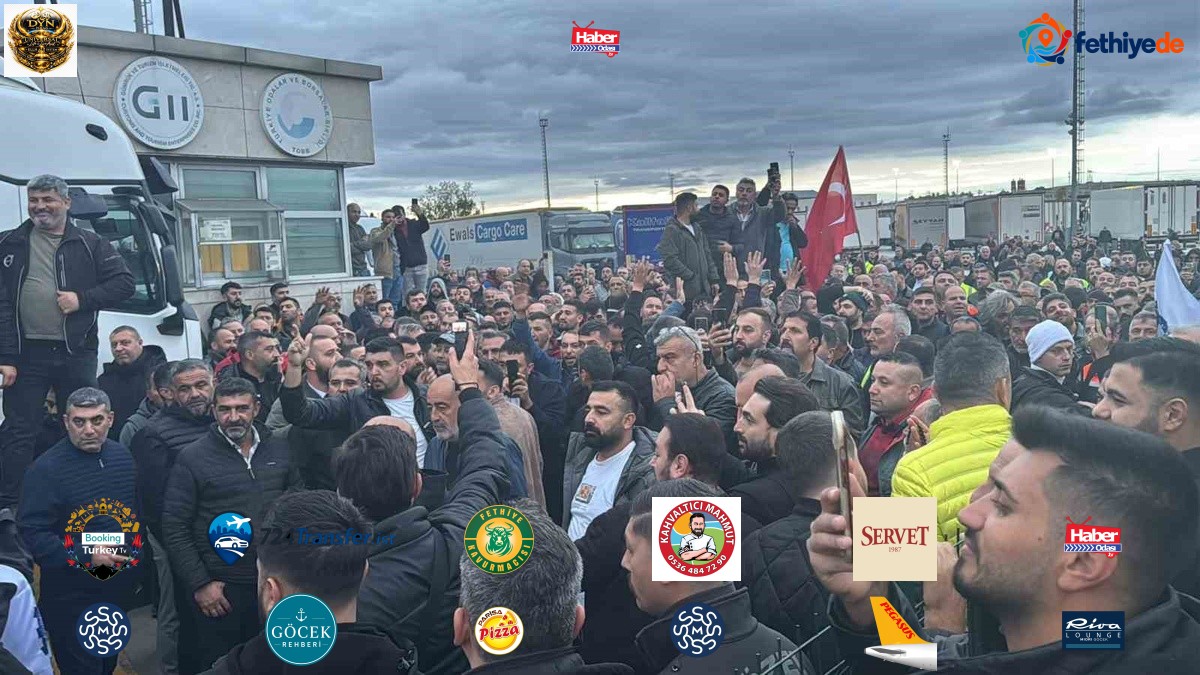 Tır şoförleri Schengen vizesine karşı kontak kapattı! Edirne'de Avrupa geçişleri 24 saattir durdu
