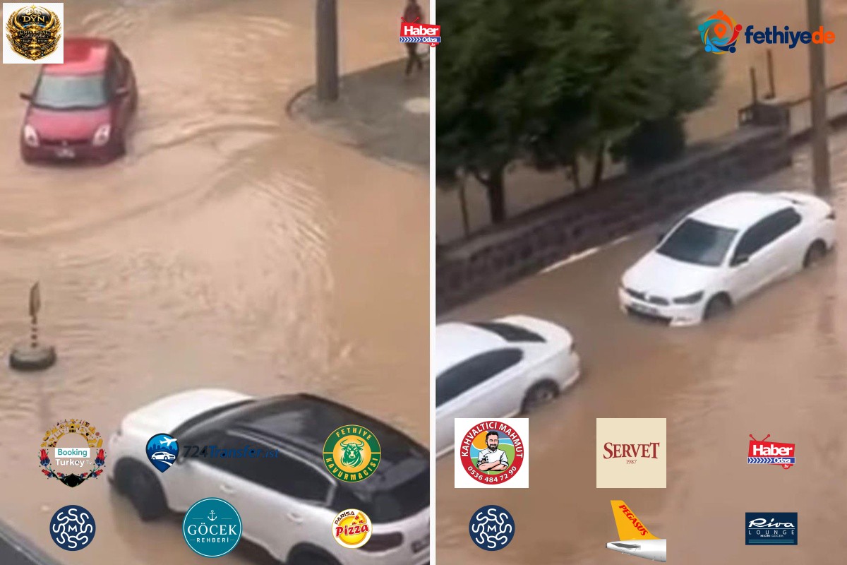 Gaziantep'te sağanak hayatı felç etti, yollar göle döndü