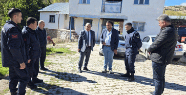 Başkan Özaşkın’dan İlyaslı Köyü Muhtarı Çetin’e Taziye Ziyareti