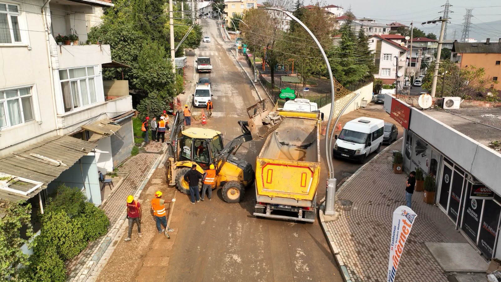 Diliskelesi´nde Elektrik Hatları Yer Altına Alınıyor