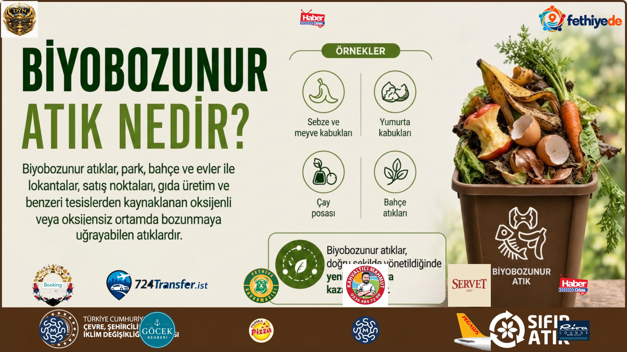 2026 Yılı Sıfır Atık Temaları Kapsamında Mayıs Ayı Teması: Biyobozunur