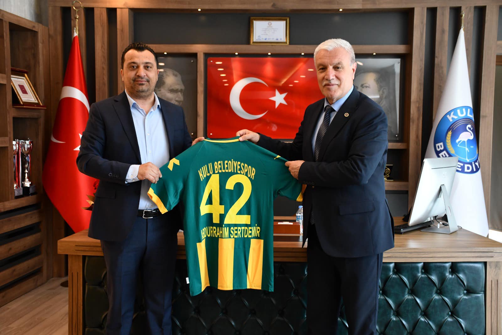 Kulu beledi̇yespor yöneti̇mi̇nden zi̇yaret