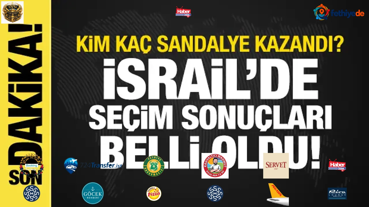 İsrail'deki seçim sonuçları belli oldu: Netanyahu'ya kötü haber! Arap partilerden sürpriz