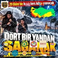 29 Ekim hava durumu: İstanbul'da sarı alarm: Hangi illerde kuvvetli sağanak bekleniyor?