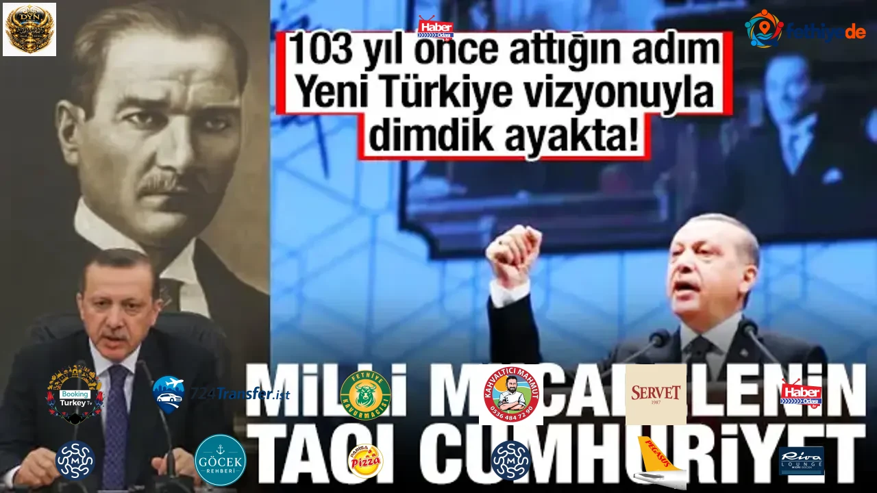 103 yıl önce ilan edilen cumhuriyet Yeni Türkiye vizyonuyla dimdik ayakta