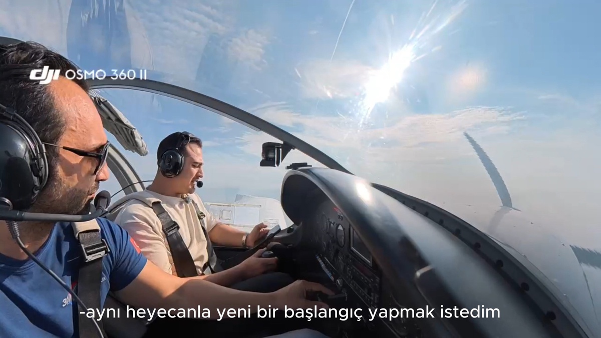 Bursa'da Denizcan Karakoç, 4 bin 500 feette telsizle Nur Ceylan'a evlilik teklif etti