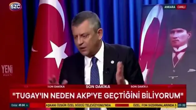 Özgür Özel yine Cemil Tugay'ı hedef aldı: "Ümit ediyorum onu dokunulmazlıkla milletvekilliğine falan kaçırmazlar"
