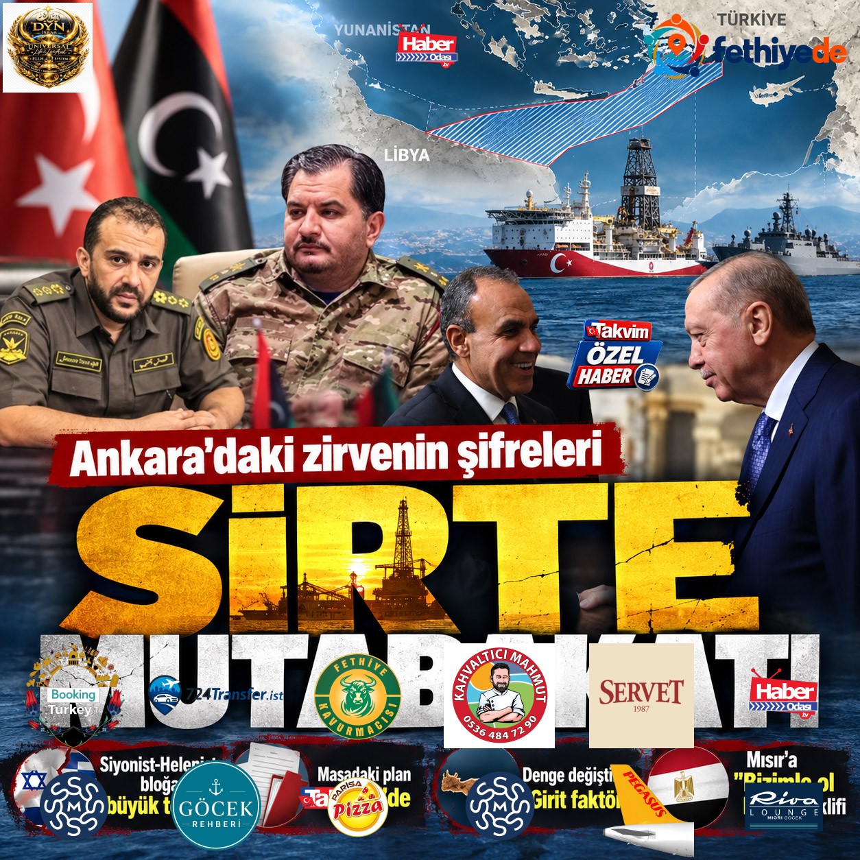 Ankaradaki Tek Libya zirvesinin şifreleri! Hafterle Sirte mutabakatı ve Akdenizde yeni denklem: Türkiyeden Mısıra açık kapı