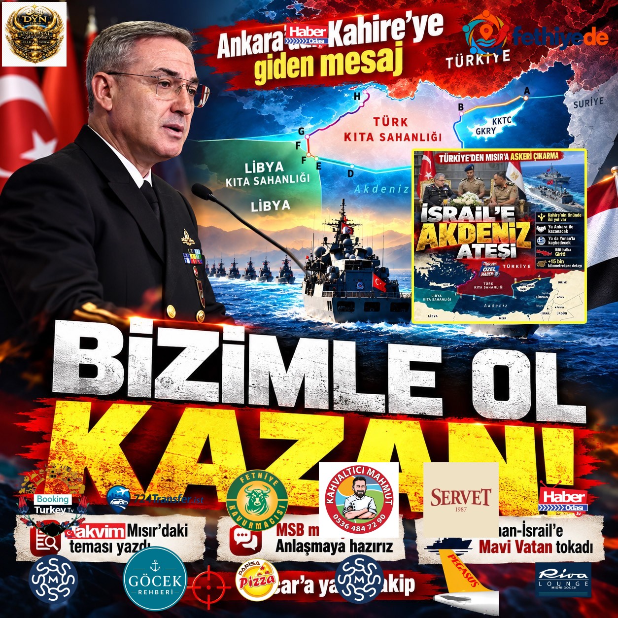 Akdenizde kazan kazan! TAKVİM Kahiredeki teması yazdı, MSB mesajı verdi: Mısırla anlaşmaya hazırız