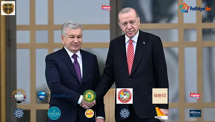 Cumhurbaşkanı Erdoğan, Özbekistan'lı mevkidaşı Mirziyoyev ile bir araya geldi