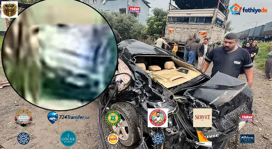 Hatay’da korkutan kaza! Yük treni otomobile çarptı, 2 yaralı