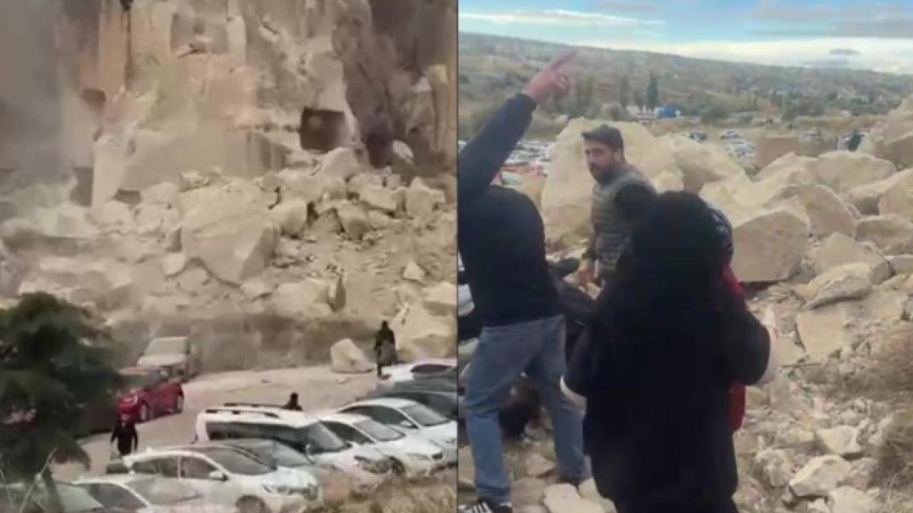 Kapadokya'da Peribacası Çöktü: Ölü ve Yaralılar Var
