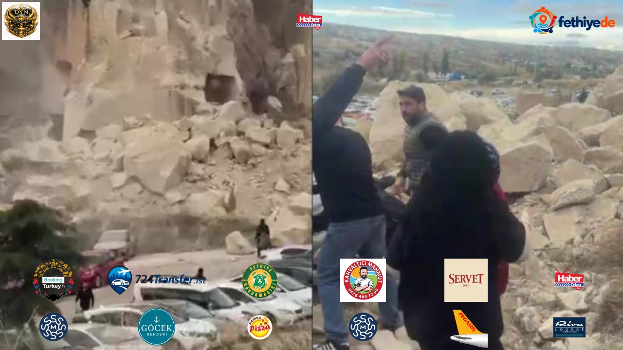 Kapadokya'da Peribacası Çöktü: Ölü ve Yaralılar Var