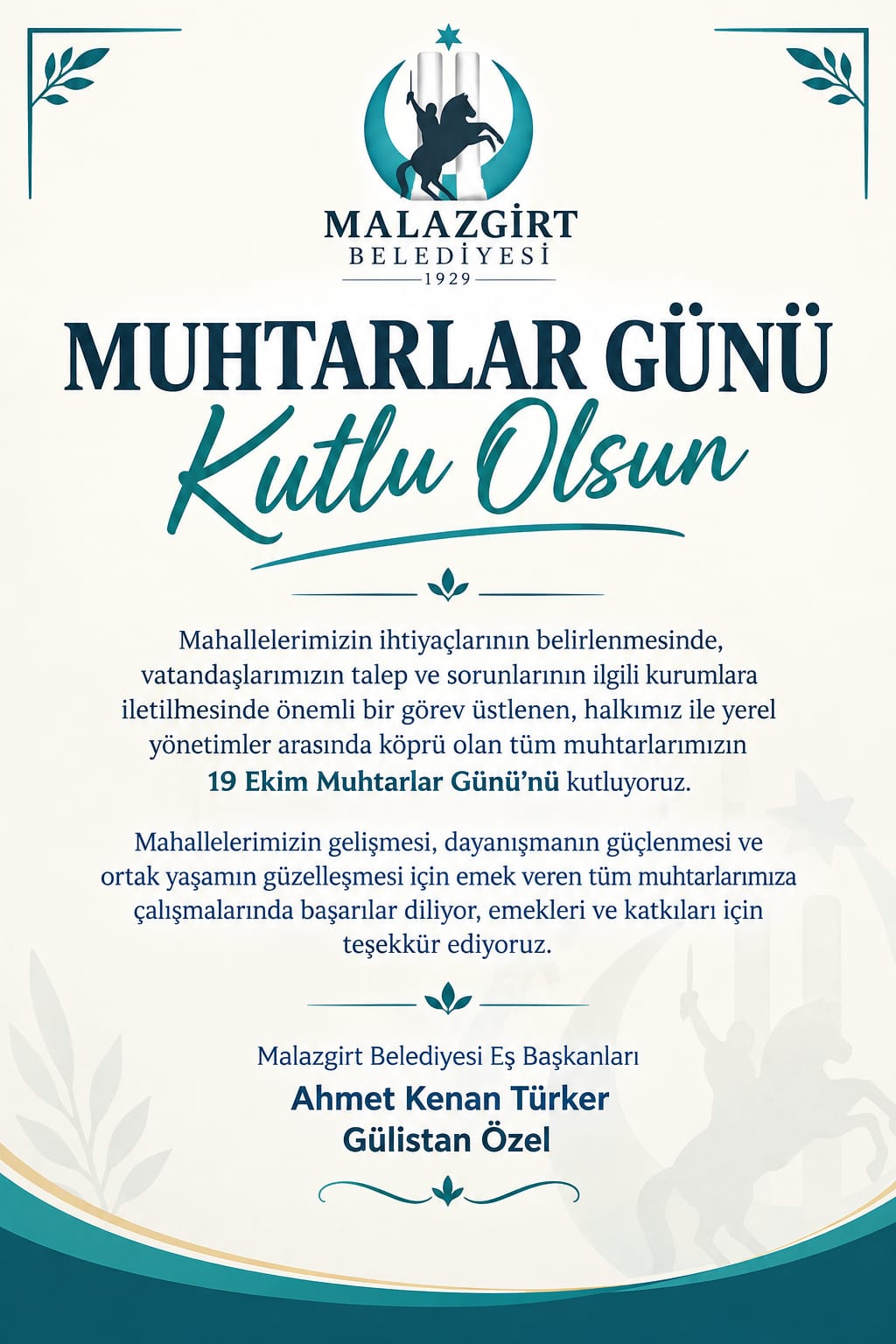 19 ekim muhtarlar günü