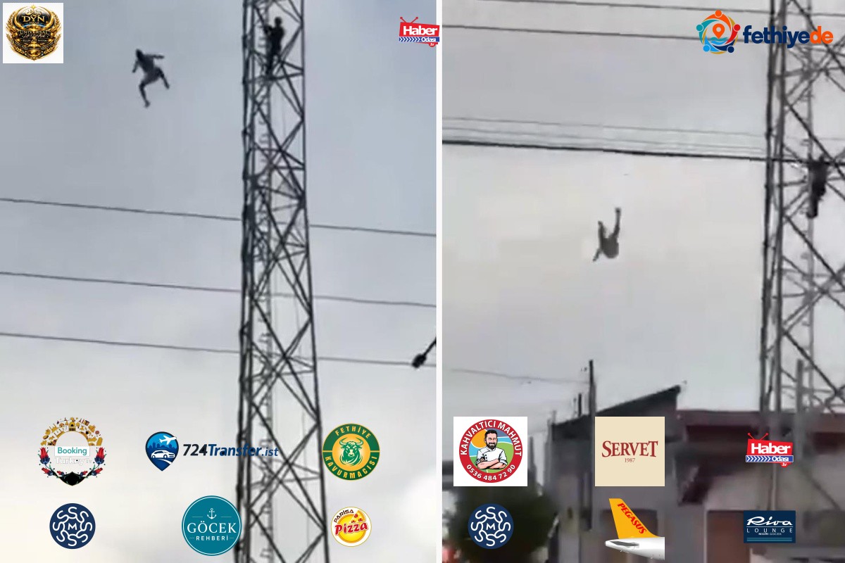 Kimse ikna edemedi, metrelerce yükseklikten böyle atladı