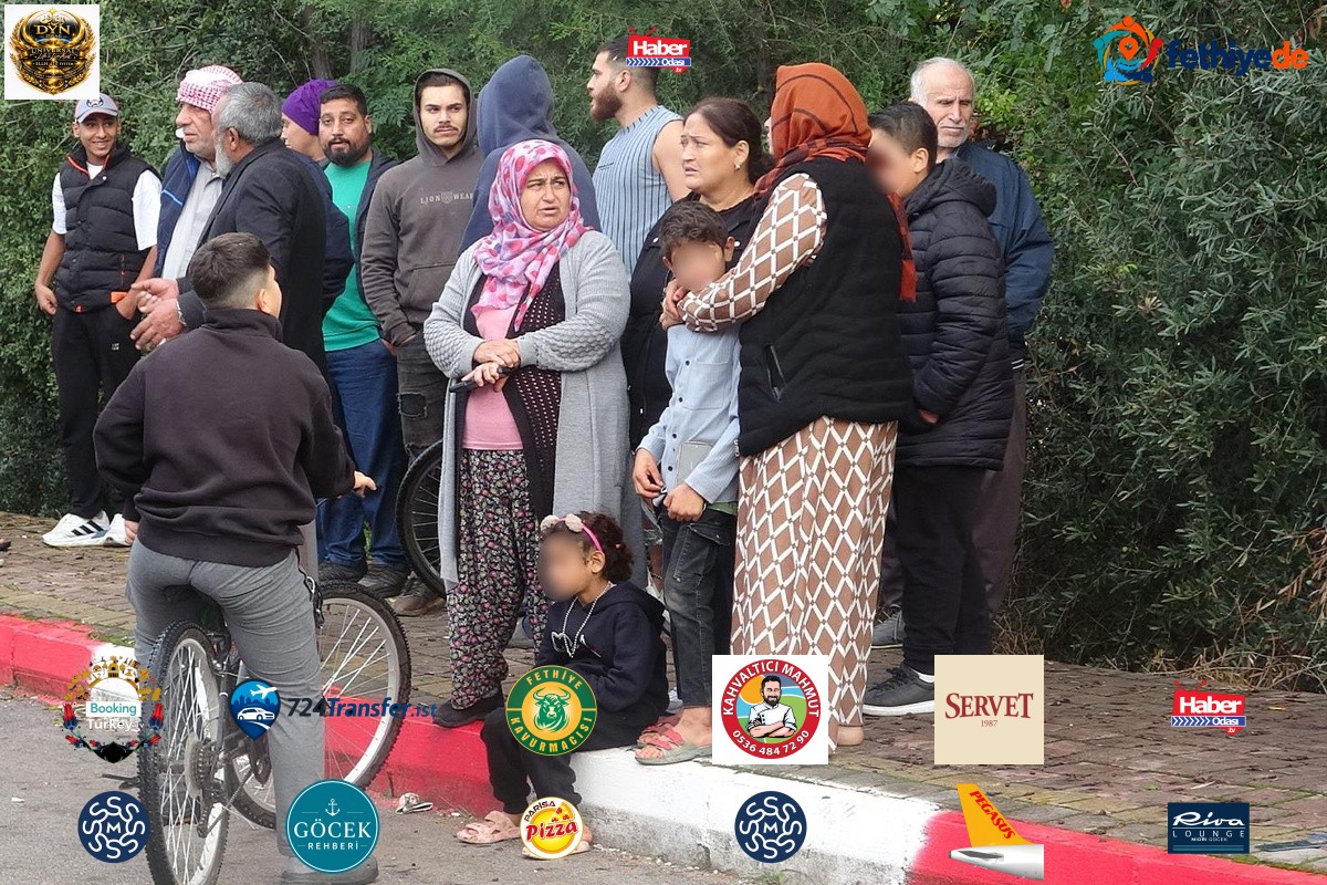 Antalya'da çocuklar evlerinin yanışını gözyaşları içinde izledi