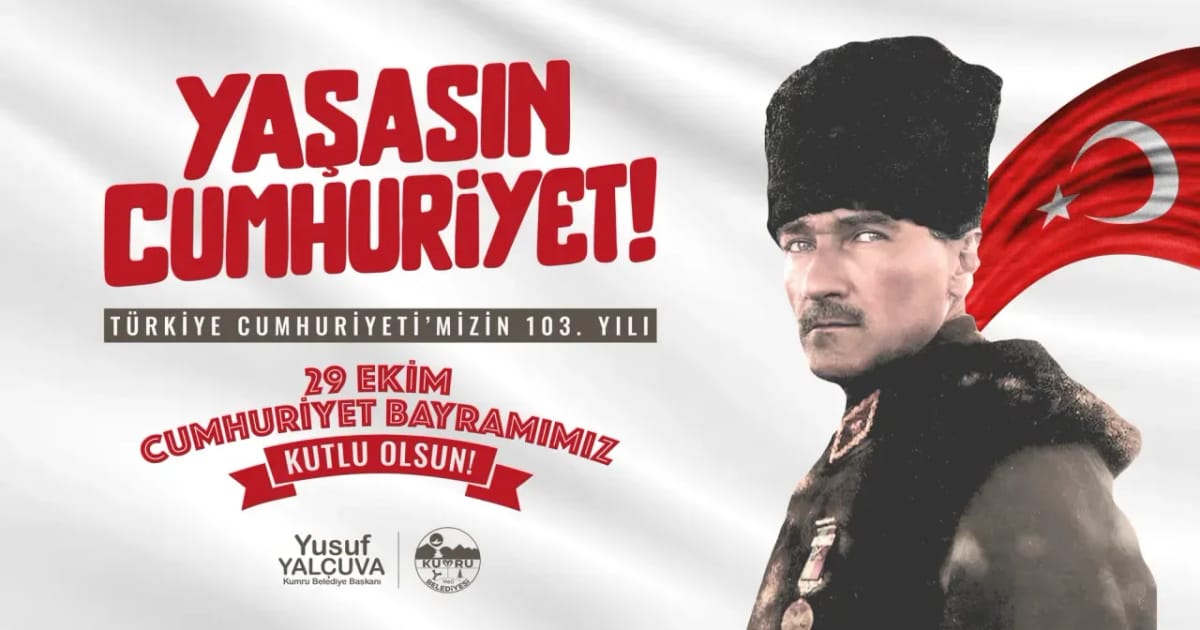 29 Ekim Cumhuriyet Bayramımız Kutlu Olsun