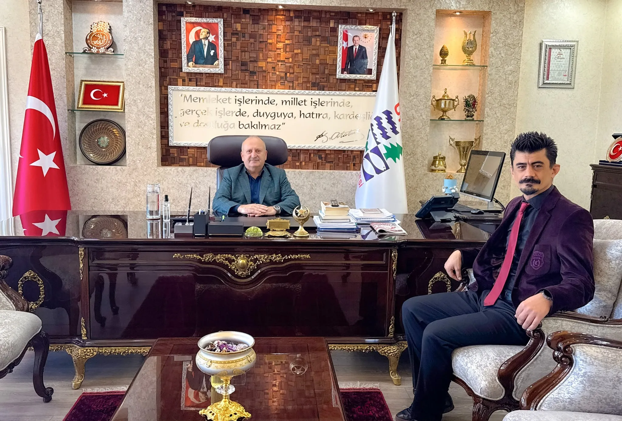 Başkan Tavlı, Dekan Prof. Dr. Hakan Yazarkan’ı Ağırladı - Ünye Belediyesi