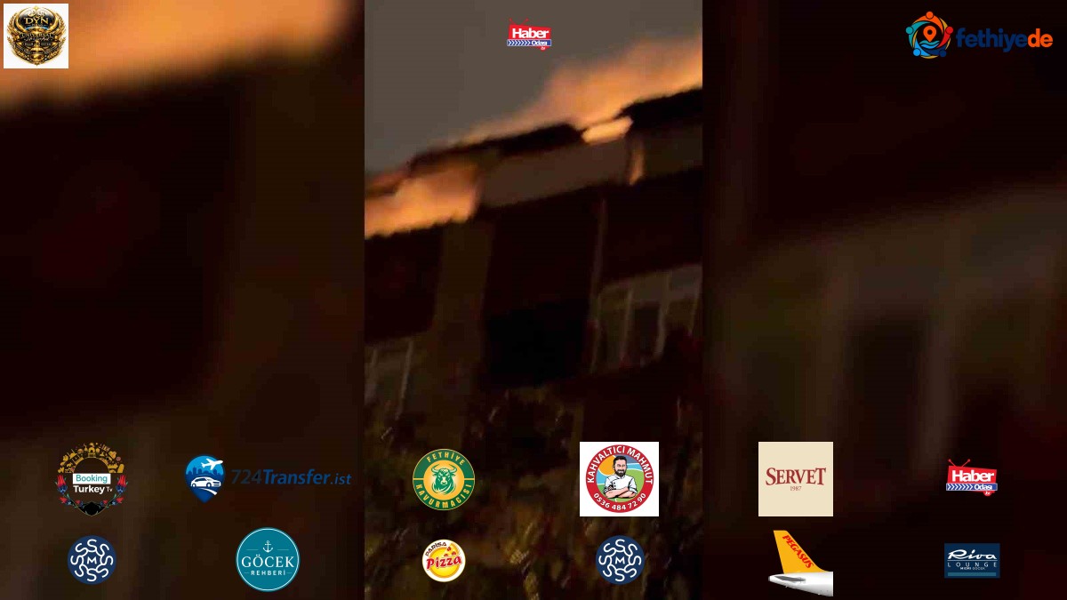 Kağıthane'de 5 katlı binanın çatısını saran yangın 1 saatlik müdahaleyle söndürüldü