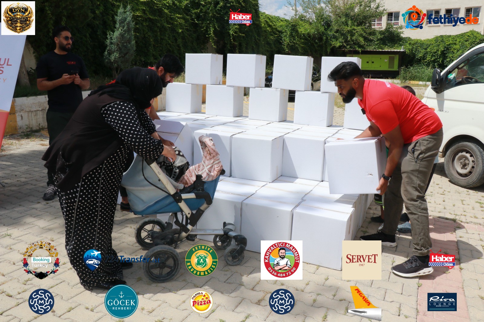 120 yeti̇m ve dul ai̇leye gida yardimi