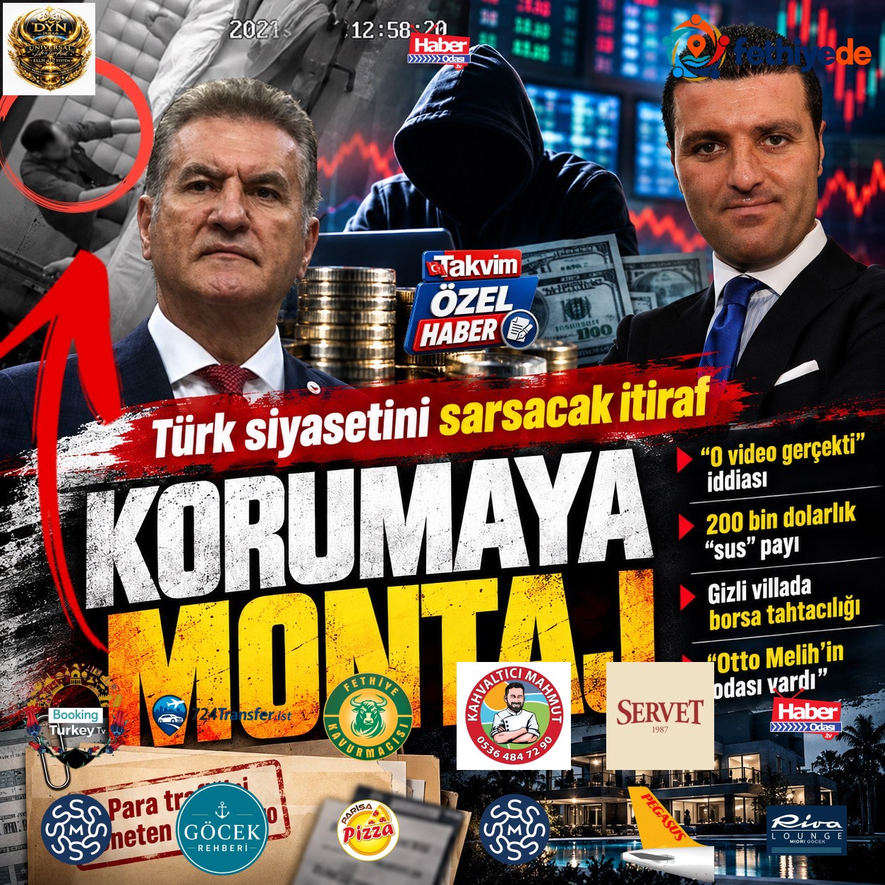 Sarıgülü patlatan gizli tanık! Ters ilişki videosuna 200 bin dolara montaj raporu: Leventteki gizli villada borsa manipülasyonu