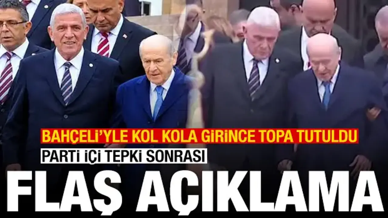 Bahçeli'yle kol kola girdi: Parti içinden tepki! Dervişoğlu'ndan açıklama