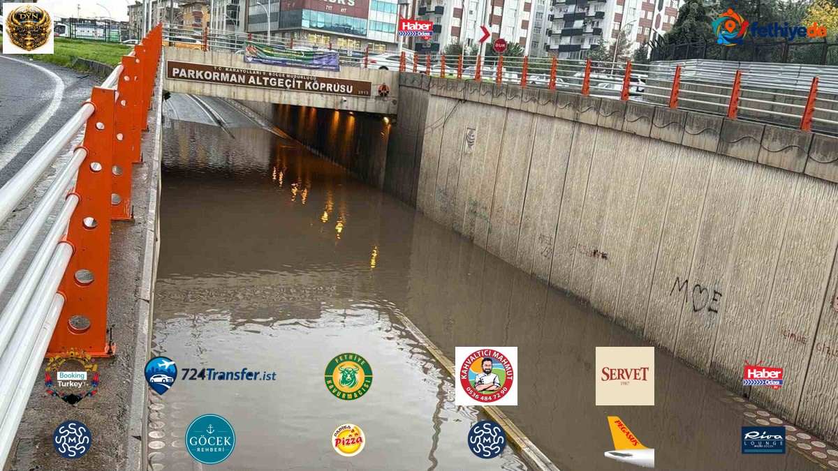 Diyarbakır'da sağanakta alt geçit tıkandı, itfaiye Park Orman altgeçidini kapattı