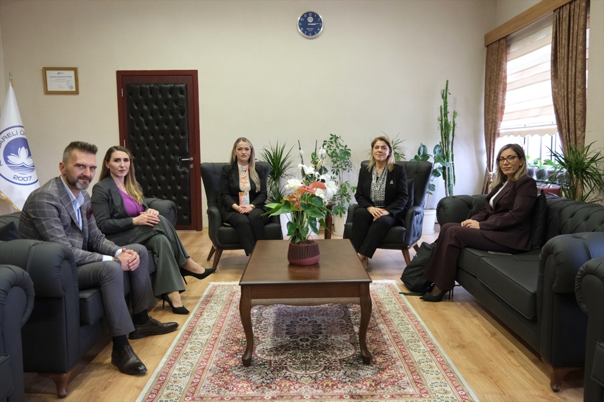 KLÜ Rektörü Ak, Uluslararası Balkan Üniversitesiyle akademik işbirliğini görüştü