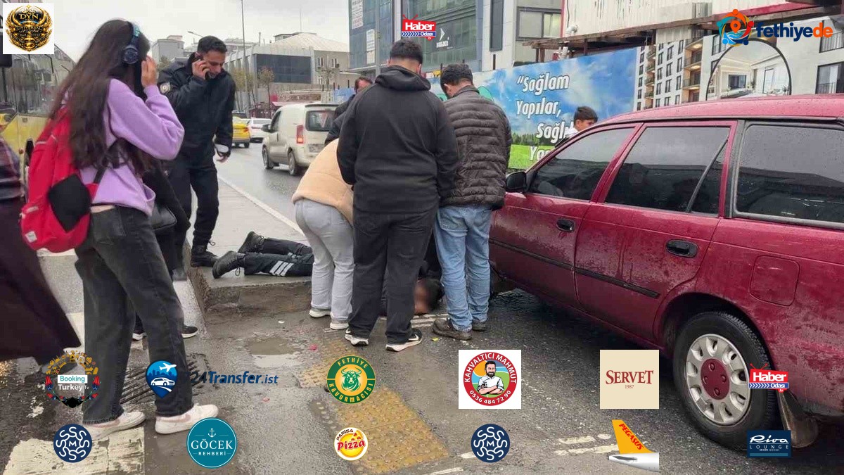 Sultangazi'de güvenlik görevlisi genç kadına otomobil çarptı, kadın yaralandı