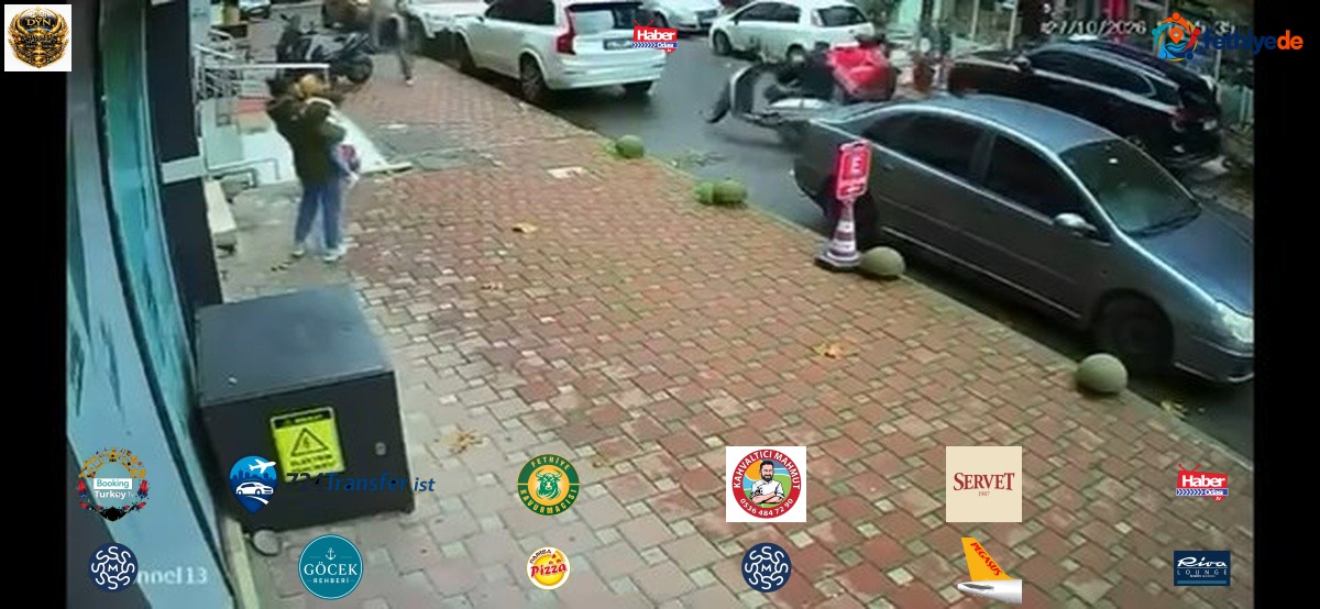 Çekmeköy'de iddiaya göre aküsü değişen motosiklet yardım eden kişiyi yere düşürdü