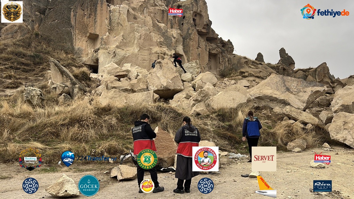 Göreme'de peribacasından kopan kaya 3 kişiyi öldürdü, 5 bilirkişi tayin edildi