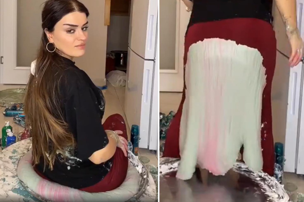 Slime akımı raydan çıktı! Canlı yayındaki görüntülere yorum yağdı