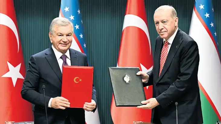Özbekistan ile 5 anlaşma imzalandı
