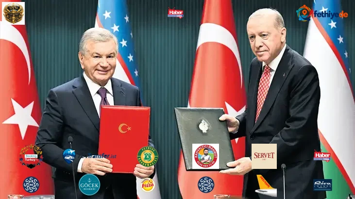 Özbekistan ile 5 anlaşma imzalandı