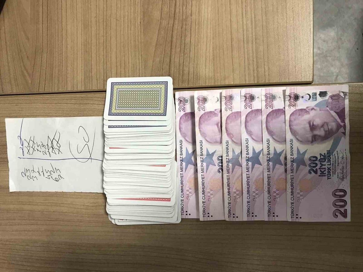 Samsun'un Canik ve İlkadım ilçelerinde 6 kişiye 69 bin 624 lira kumar cezası kesildi