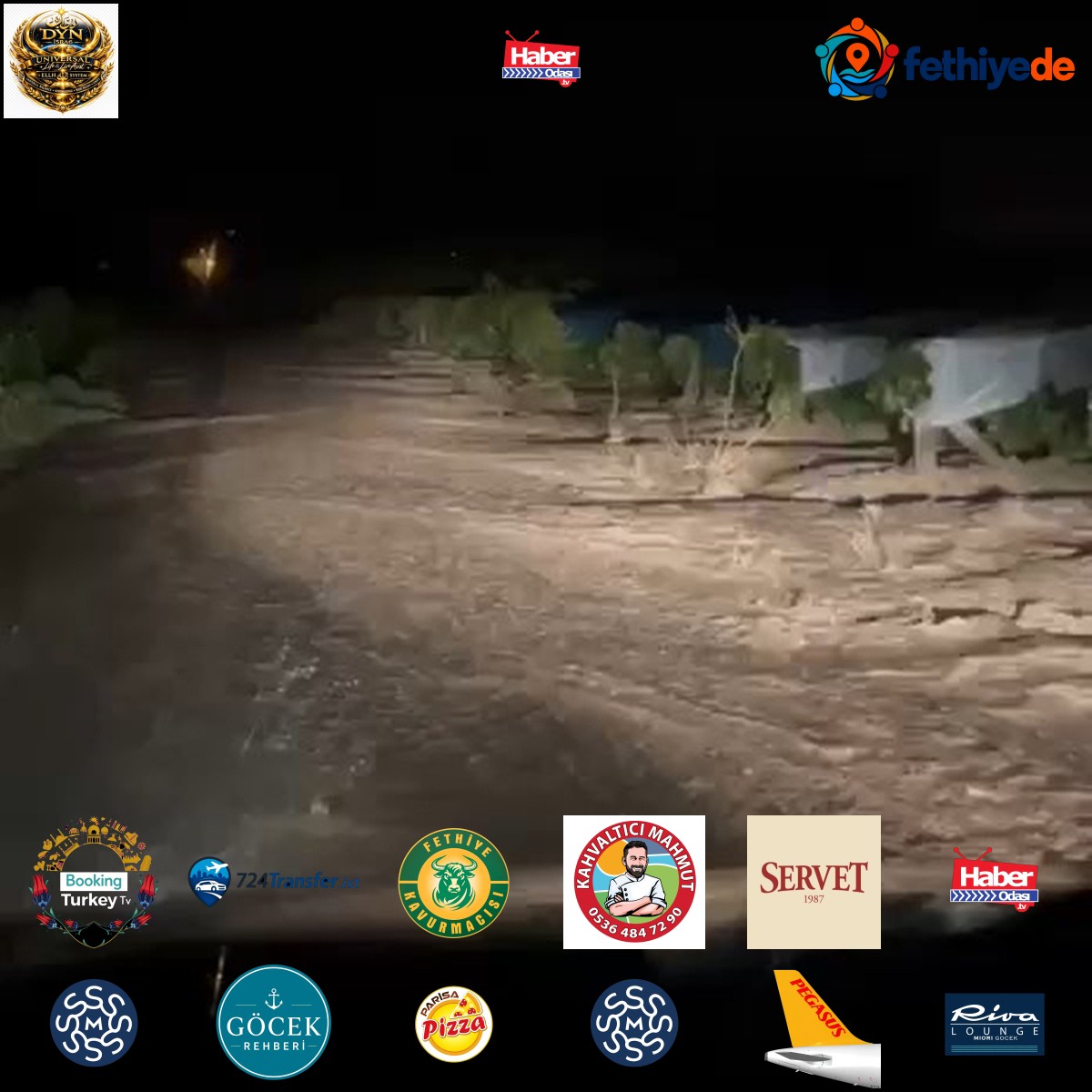 Elazığ'da sağanak dereleri taşırdı, Kıraç ve Hoş'ta üzüm bağlarını su bastı