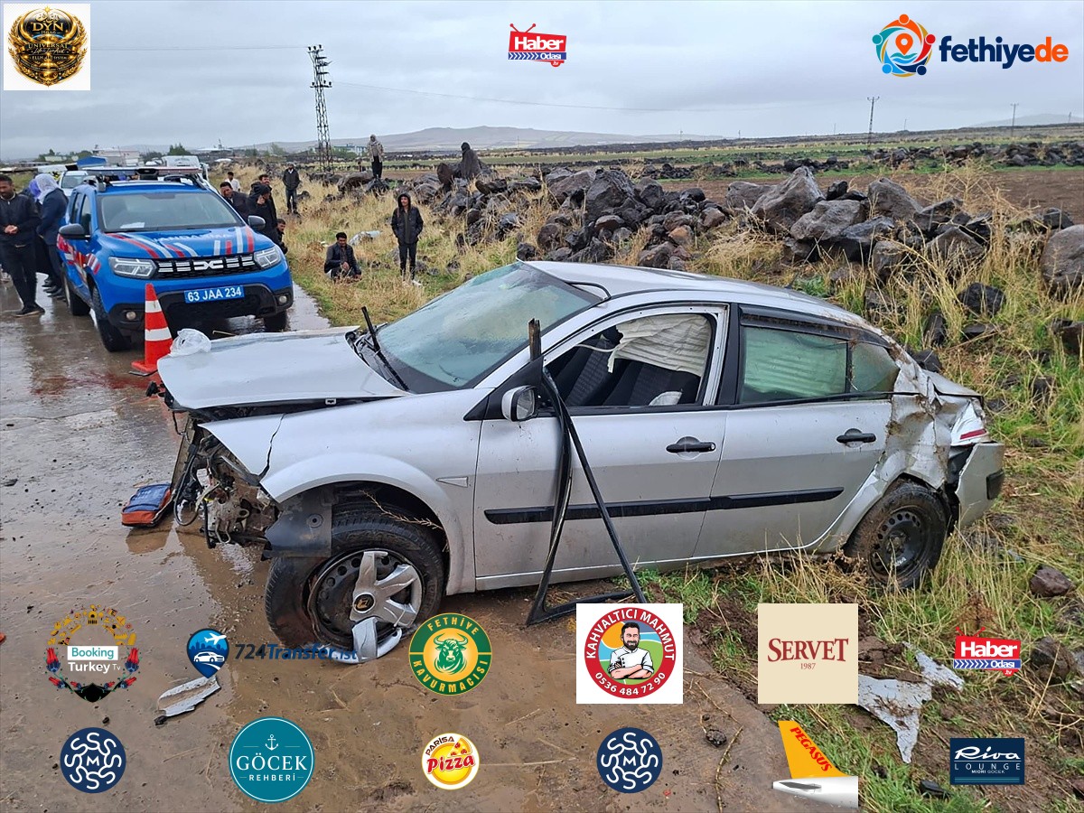 Şanlıurfa Siverek'te şarampole devrilen otomobilin sürücüsü hayatını kaybetti