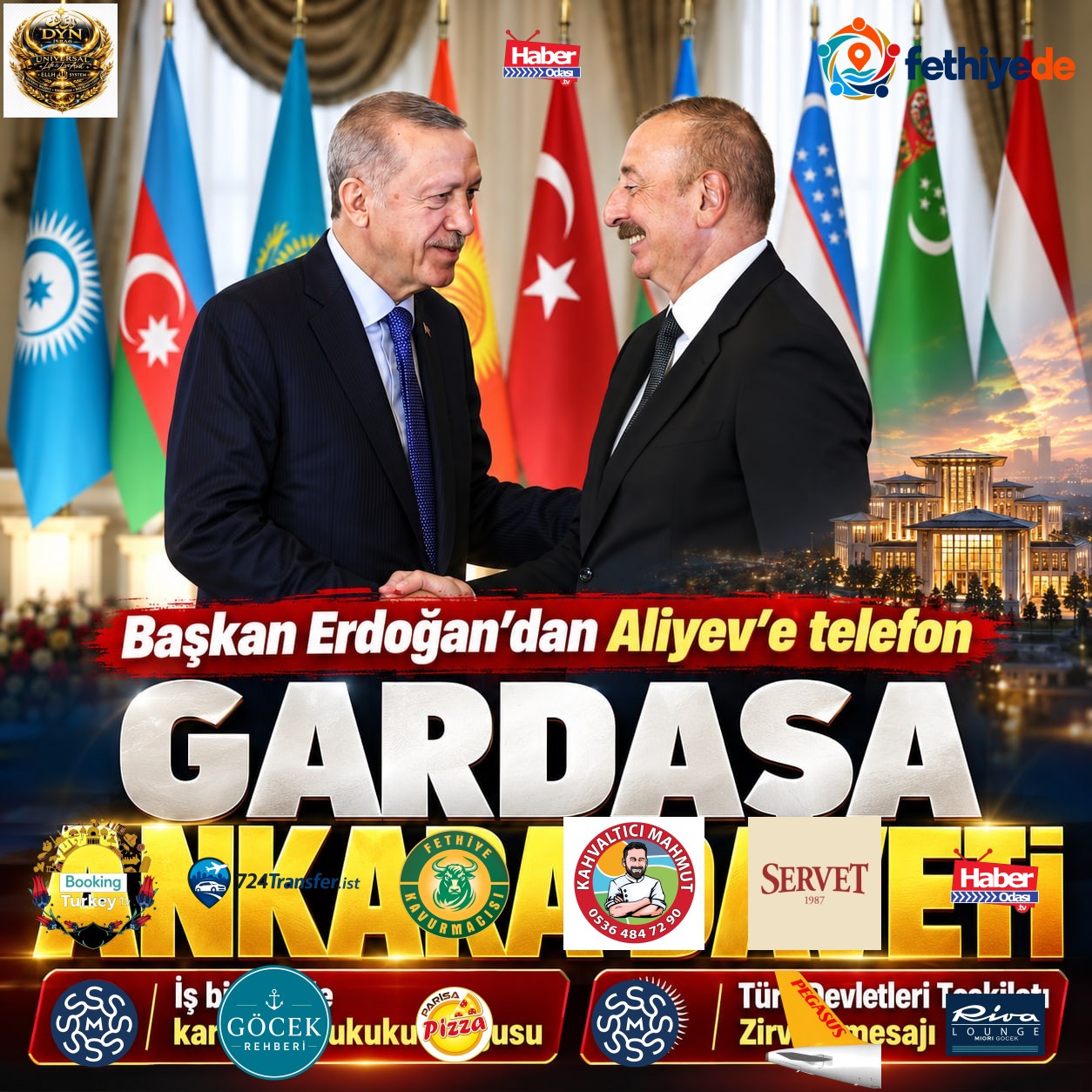 Başkan Erdoğan’dan Aliyev’e Türk Devletleri Teşkilatı daveti! Görüşmenin detayları belli oldu