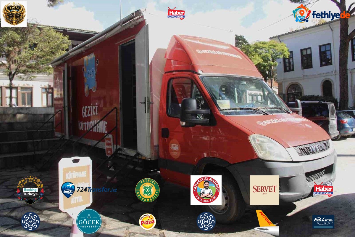 Muğla'daki kütüphanelerde güçlendirme sürerken gezici kütüphane hizmet veriyor