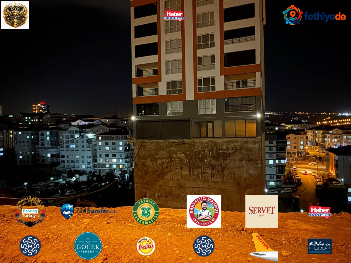 Ankara'da 17 katlı apartmanın istinat duvarı çöktü, temeli açığa çıktı! Bina tahliye edildi