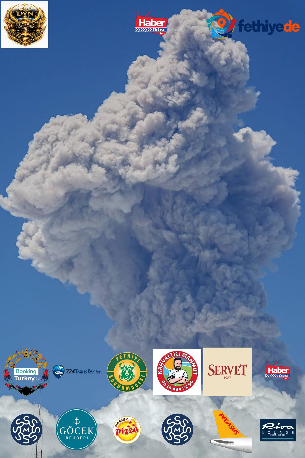 Filipinler'de Mayon Yanardağı orta şiddette patladı, alarm seviyesi 3'e çıkarıldı