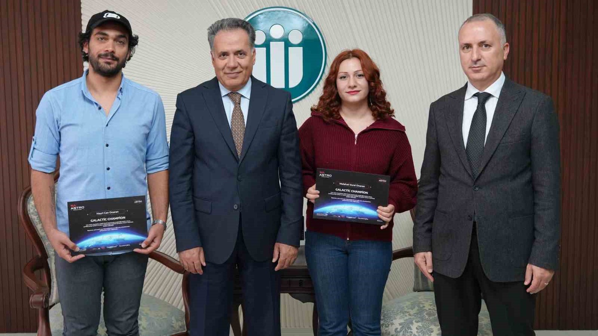 İnönü Üniversitesi öğrencileri TUA Astro Hackathon'da Galaktik Şampiyonluğu kazandı