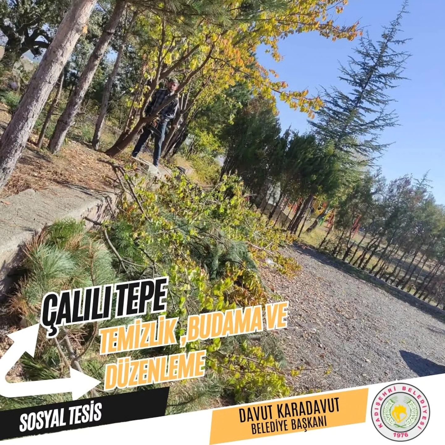 Çalılıtepe sosyal tesisi mesire alanı yeniden hayat buluyor!