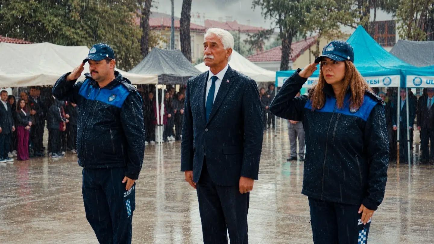 [BELEDIYE · Muğla · Ula] 29 Ekim Çelenk Sunma Töreni Gerçekleştirildi