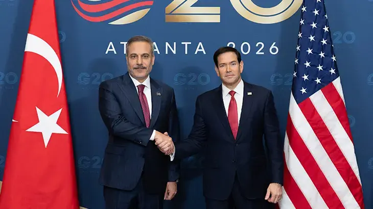Atlanta'da kritik temas! Dışişleri Bakanı Hakan Fidan ve ABD'li mevkidaşı Marco Rubio ile görüştü