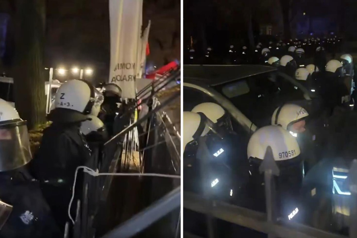 Polonya karıştı! Cumhurbaşkanının ülkede olmadığı sırada polis, Anayasa Mahkemesi'ni bastı