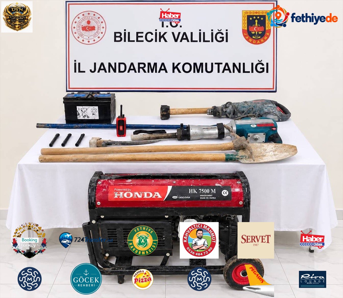 Bilecik İnhisar'da jandarma operasyonunda kaçak kazı yapan 12 şüpheli yakalandı