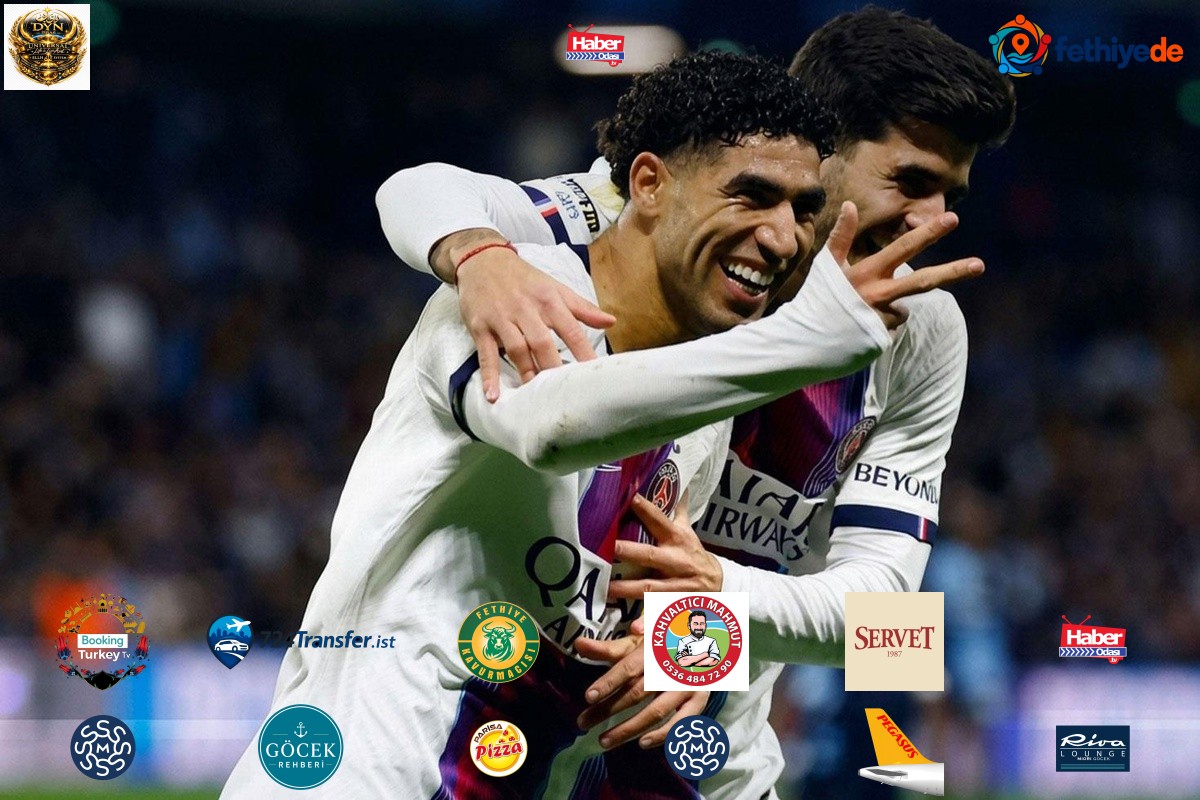 Hakimi'den sıra dışı performans! PSG, rakibini beşledi